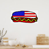 American Hot Dog ポスター (キッチン)