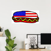 American Hot Dog ポスター (ホームオフィス)