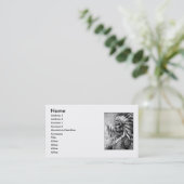 American Indian Chief Business Card 名刺 (スタンド正面)
