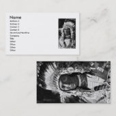 American Indian Chief Business Card 名刺 (正面/裏面)