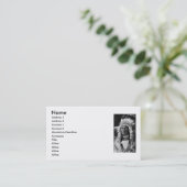 American Indian Chief Business Card 名刺 (スタンド正面)