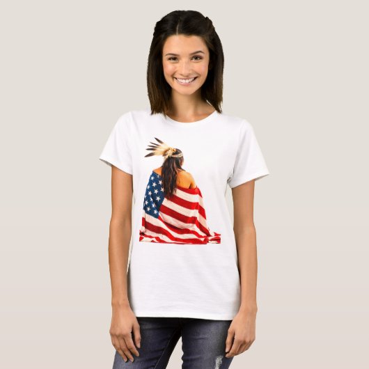 american indian flag tシャツ (正面フル)