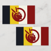 American Indian Movement 名刺 (正面/裏面)