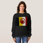 American Indian Movement flag スウェットシャツ (正面フル)