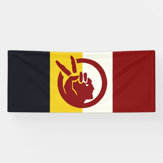 American Indian Movement flag 横断幕 (横)