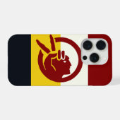 American Indian Movement flag iPhoneケース (裏面横)