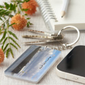 American Integrity長方形アクリルキーチェーン キーホルダー (正面右)