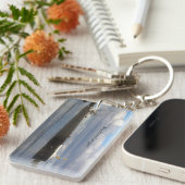 American Integrity長方形キーチェーン キーホルダー (正面右)