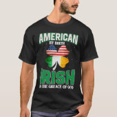 American Irish Shamrock Lucky St Patricks Day Men Tシャツ (正面)