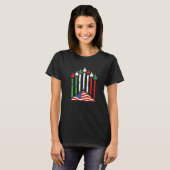 American Italian Flag Airplanes 4th July Patriotic Tシャツ (正面フル)