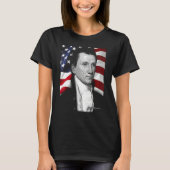 American james monroe Eyes Flag Country Tシャツ (正面)