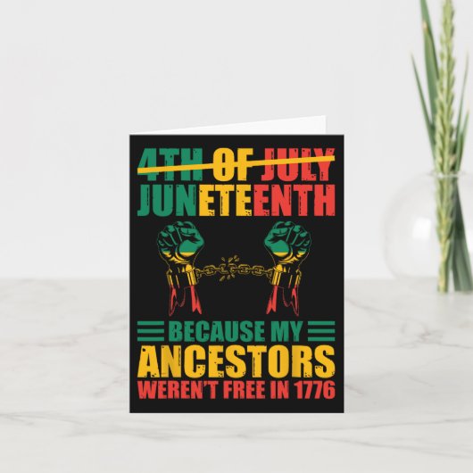 American Junetifyは私の独立記念日1 カード (正面)