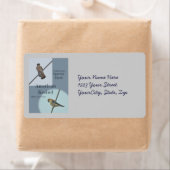 American Kestrel (Falco sparverius)アイテム ラベル (インサイチュ)