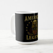 American Legend – USA Heritage Pride Bold コーヒーマグカップ (正面左)