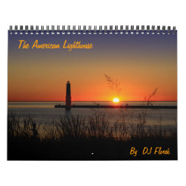 American Light house Calendar by DJ Florek カレンダー