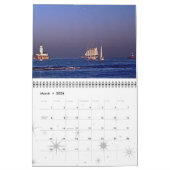 American Light house Calendar by DJ Florek カレンダー (3月 2026)