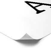 American Lineman Flag – Electrician & Utility Work ポスター (角)