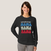 American Mama 4th Of July Celebrate Independence 2 Tシャツ (正面フル)