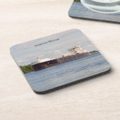 American Marinerの6つの懸命プラスチック製コースターのセット コースター (左側)