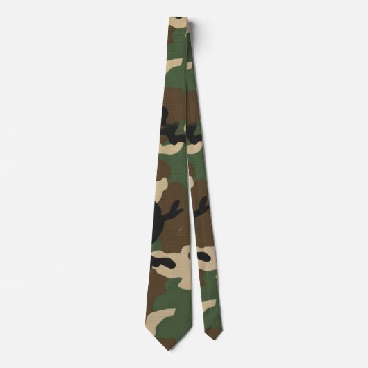 American Military Camouflage Pattern ネクタイ (正面)