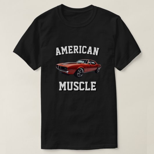 AMERICAN MUSCLEグラフィックデザインノベルティ Tシャツ (デザイン正面)