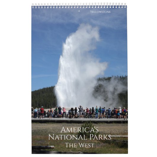 American National Parks The West カレンダー (カバー)