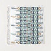 American north indian geometry seamless border. Na タペストリー (正面(横))