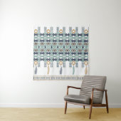 American north indian geometry seamless border. Na タペストリー (インサイチュ)