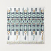 American north indian geometry seamless border. Na タペストリー (正面)