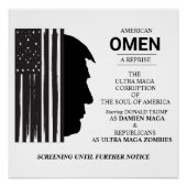 American Omen In Black ポスター (正面)