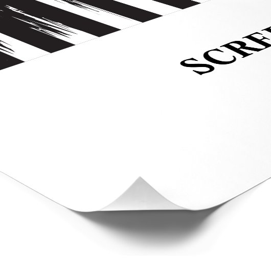 American Omen In Black ポスター (コーナー)