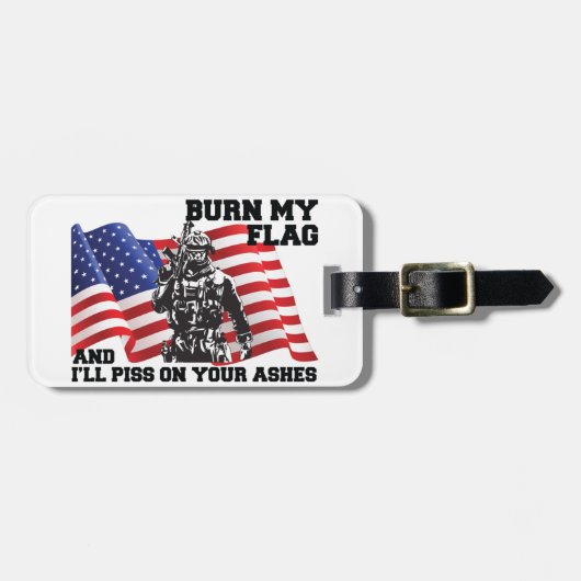 American Patriot  ラゲッジタグ (正面横)