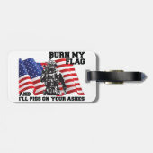 American Patriot  ラゲッジタグ (裏面横)