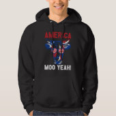 American Patriotic Decoration Moo Yeah パーカ (正面)