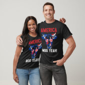 American Patriotic Decoration Moo Yeah Premium Tシャツ (ユニセックス)