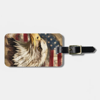 American Patriotic Eagle Luggage Tag ラゲッジタグ