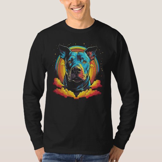 American Pit Bull Staffordshire Bull Terrier Dog G Tシャツ (正面)