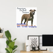 American Pit Bull Terrier (APBT)ポスター ポスター (ホームオフィス)