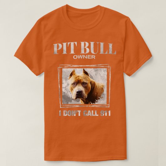 American Pit Bull Terrier APBT (1) Tシャツ (デザイン正面)