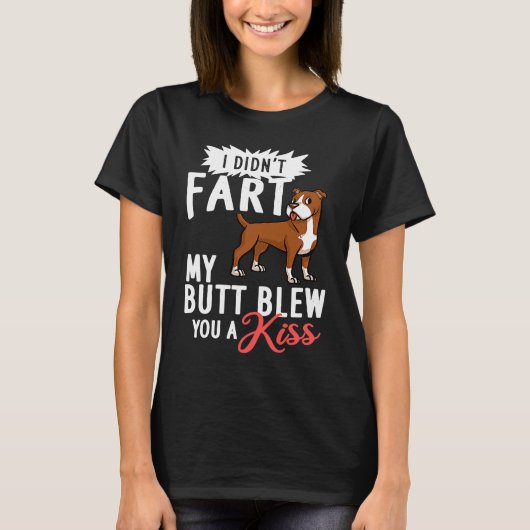 American Pitbull Terrier Dog Puppies Owner Lover 3 Tシャツ (正面)