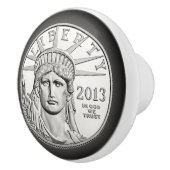 American Platinum Liberty Coin to Obverse 2013 セラミックノブ (右)