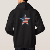 "American Pride Patriotic Eagle Hoodie - US Flag  パーカ (裏面)