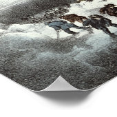 American Railroad Scene, 1871 ポスター (角)