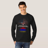 American Raised with Armenian Roots Armenia Tシャツ (正面フル)