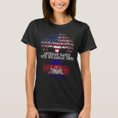 American Raised with Cambodian Roots Cambodia Tシャツ (正面)