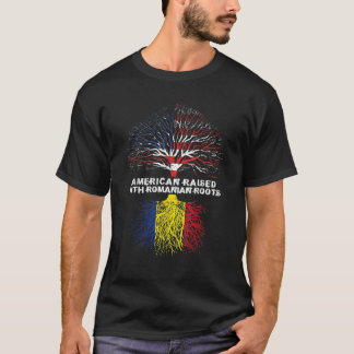 American Raised With Romanian Roots Tシャツ