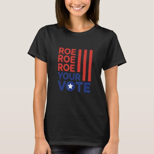 American Reproductive Rights USA Flag Liberal Tシャツ (正面)
