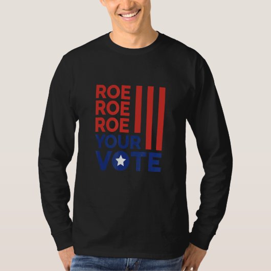 American Reproductive Rights USA Flag Liberal Tシャツ (正面)