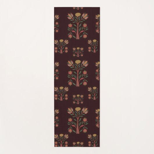 American rural art collage ヨガマット (正面)