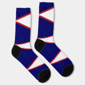 American Samoaの旗を持つ男性クルーのソックス ソックス (右)